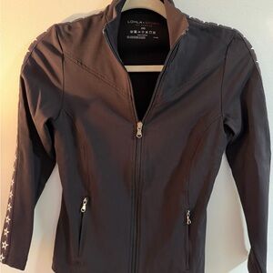 Women's Navy Full Zip Fitness Jacket by Lohla*Sport